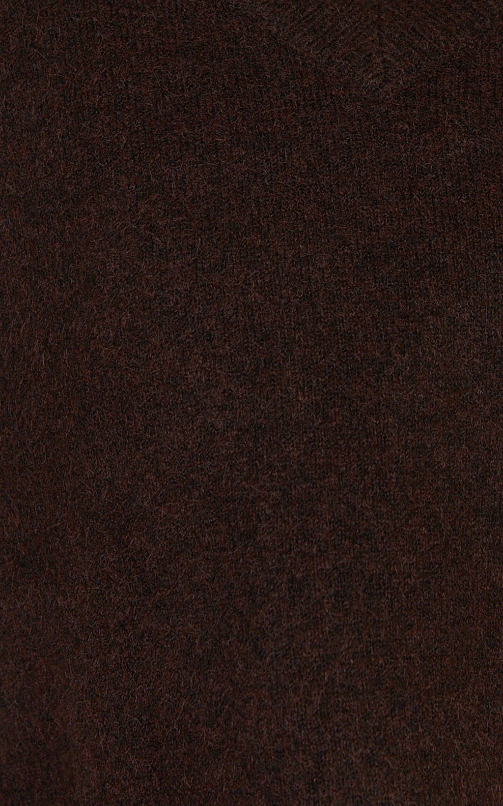 Clementine Jumper - V Neck Knit Jumper in Chocolate