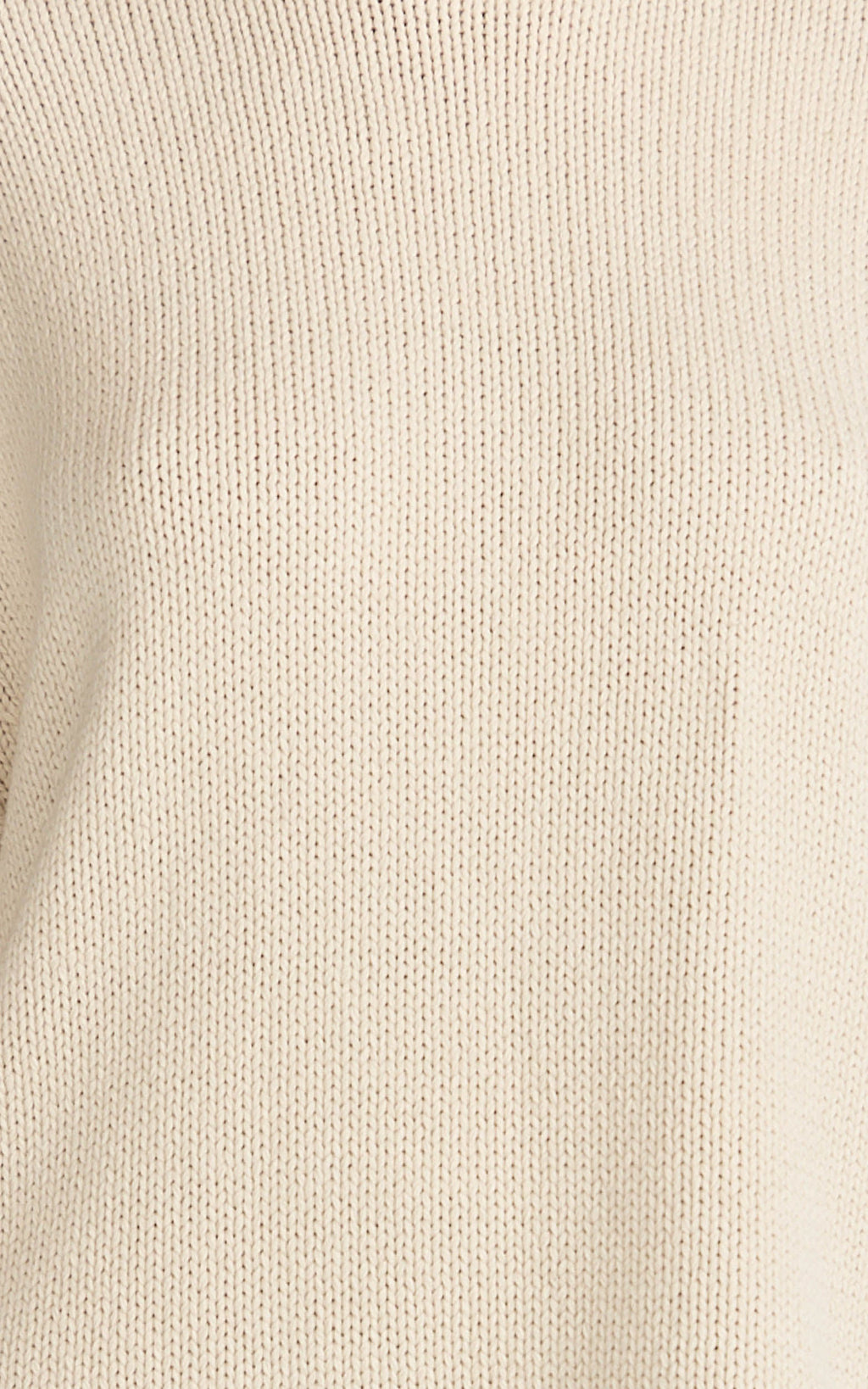 Kira Jumper - Crew Neck Oversized Knit Jumper in Beige