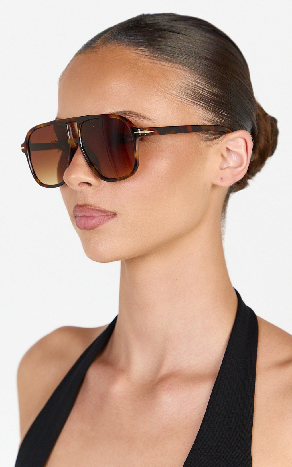 Gillian Sunglasses - Square Sunglasses in Torte