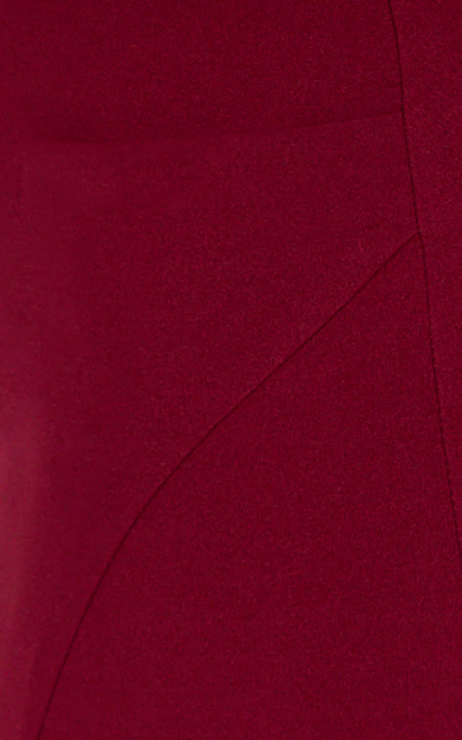 Cosette Midi Dress - Asymmetric Neckline Draped Shoulder Sash Dress in Wine
