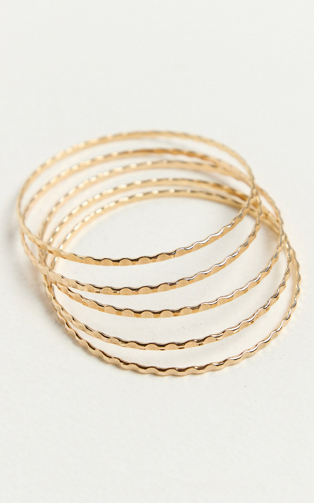 Leanora Bangle - 5 Pack Bangle in Gold