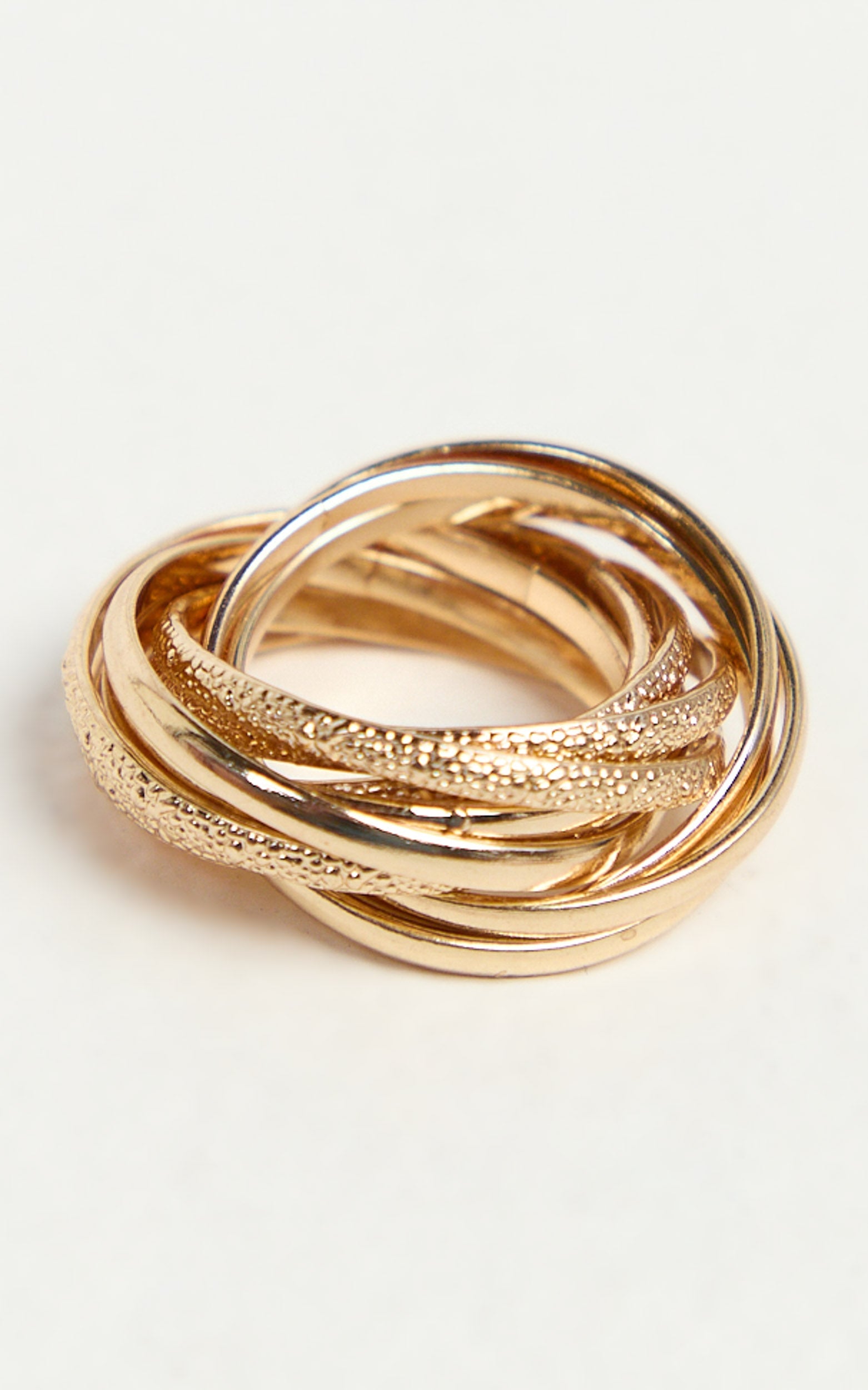 Tricia Ring - Twisted Ring in Gold