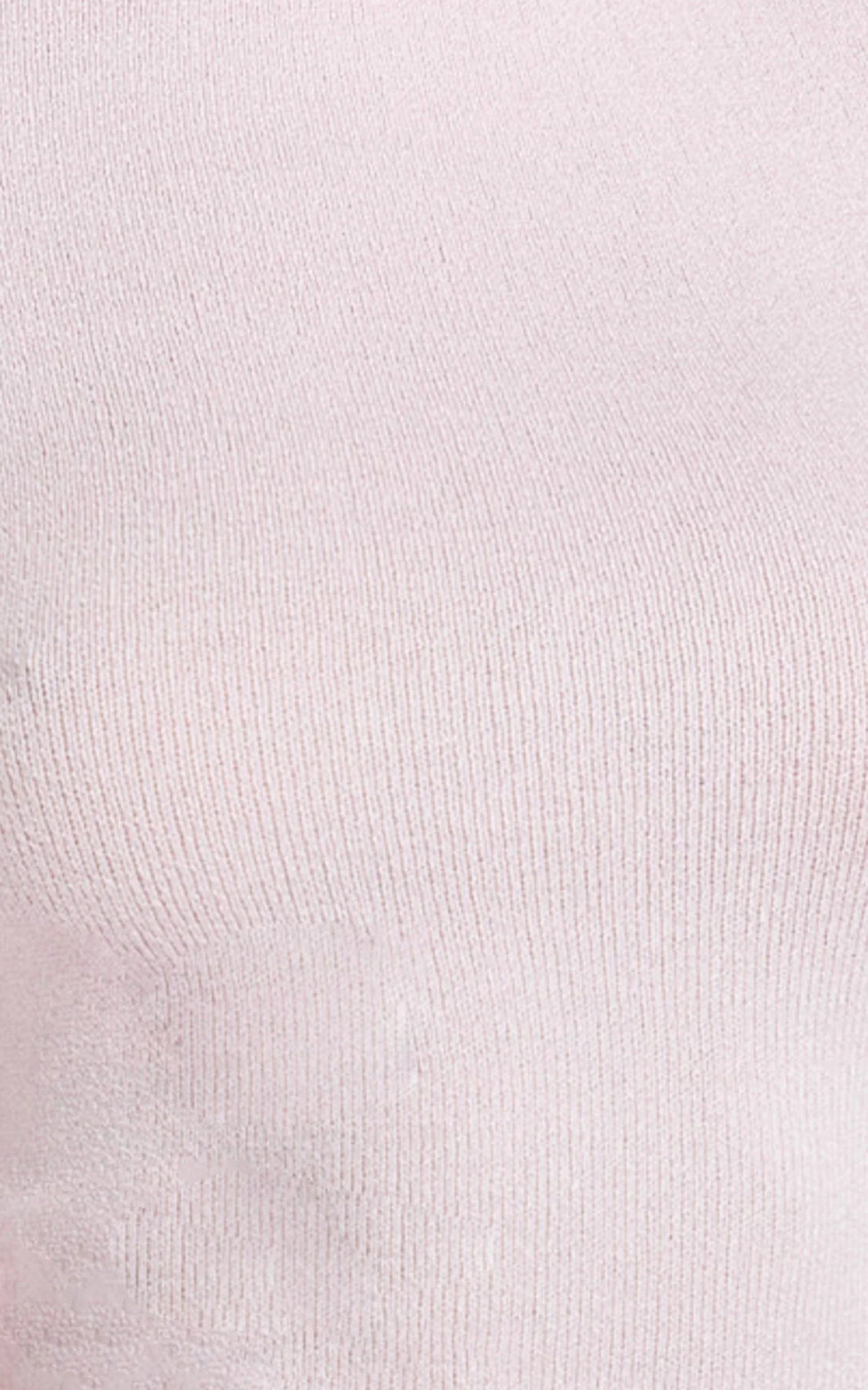 Ondine Mini Dress - Knit Long Sleeve Bodycon Dress in Pink