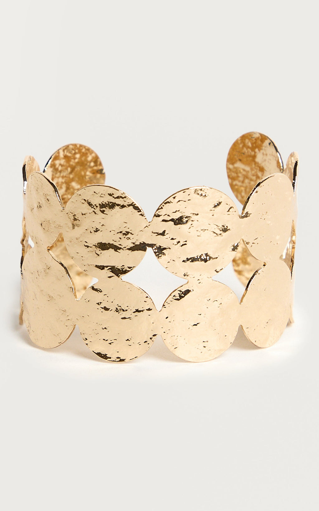 Blythe Bracelet - Wide Cuff Bracelet in Gold