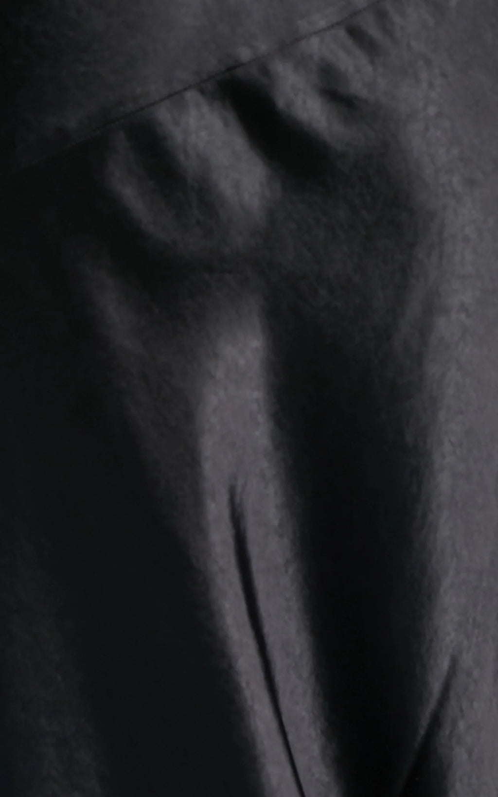 Adilah Maxi Dress - Cowl Neck Satin Dress in Black
