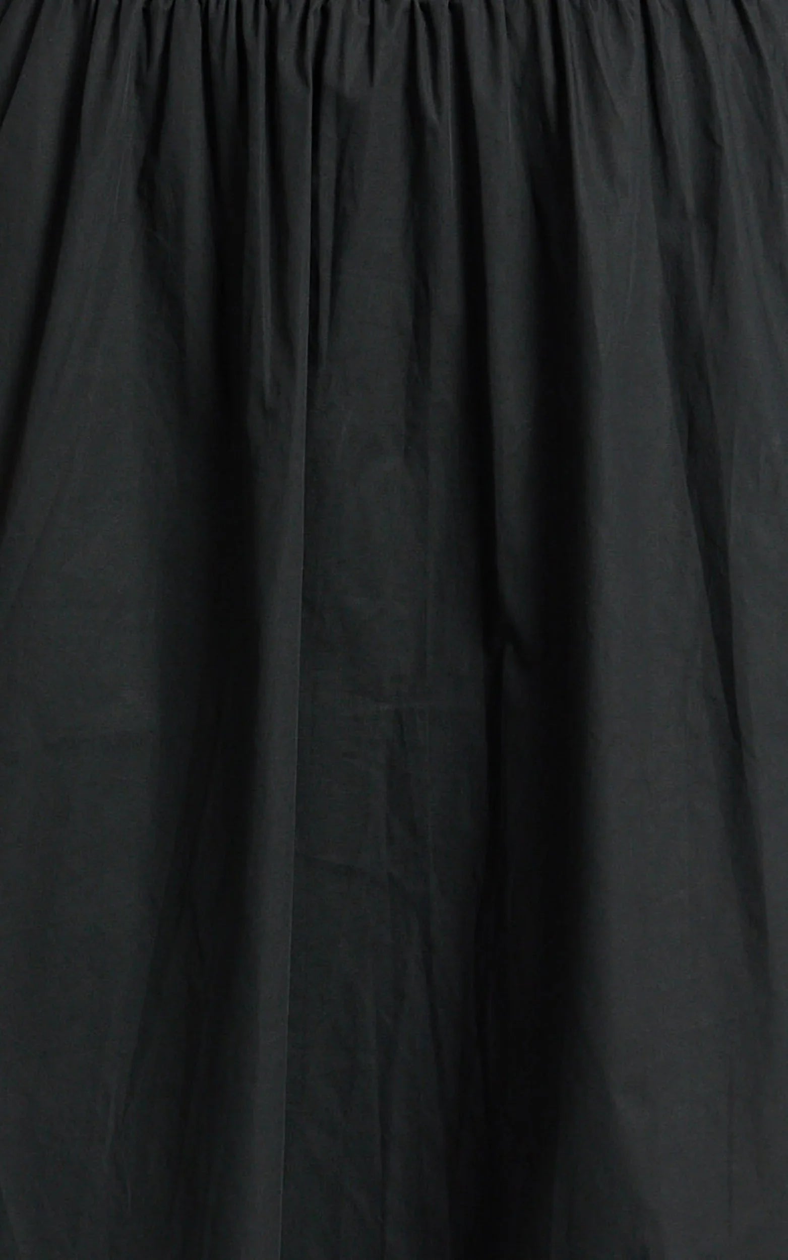 Lorna Midi Dress - One Shoulder Long Sleeve Dress in Black