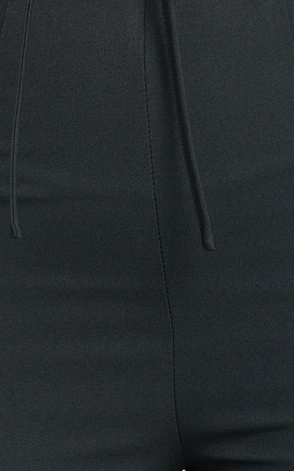 Nola Pants - Mid Waisted Pleated Flare Pants in Black