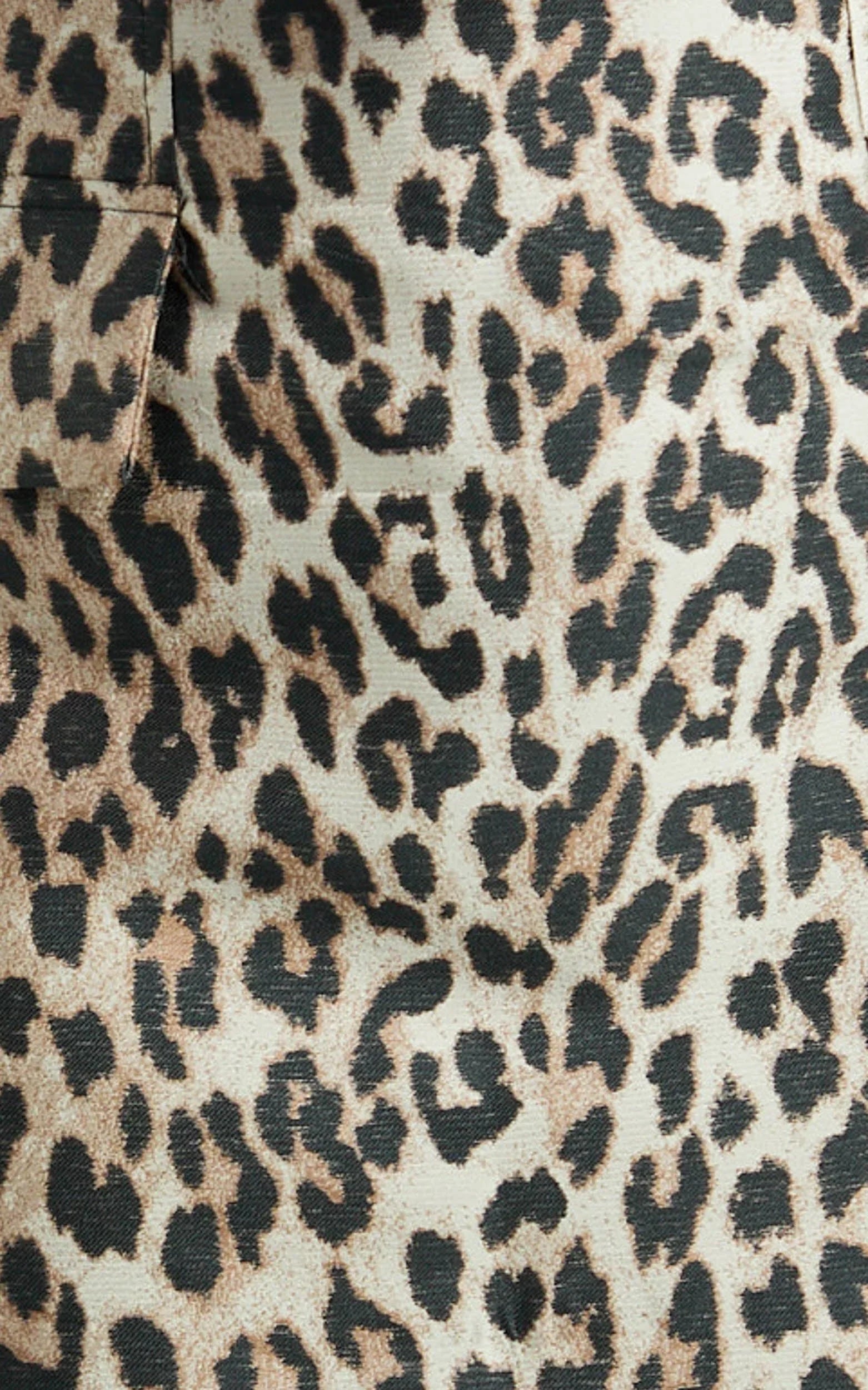 Mariabella Mini Skirt - Leopard High Rise A Line Skirt in Leopard