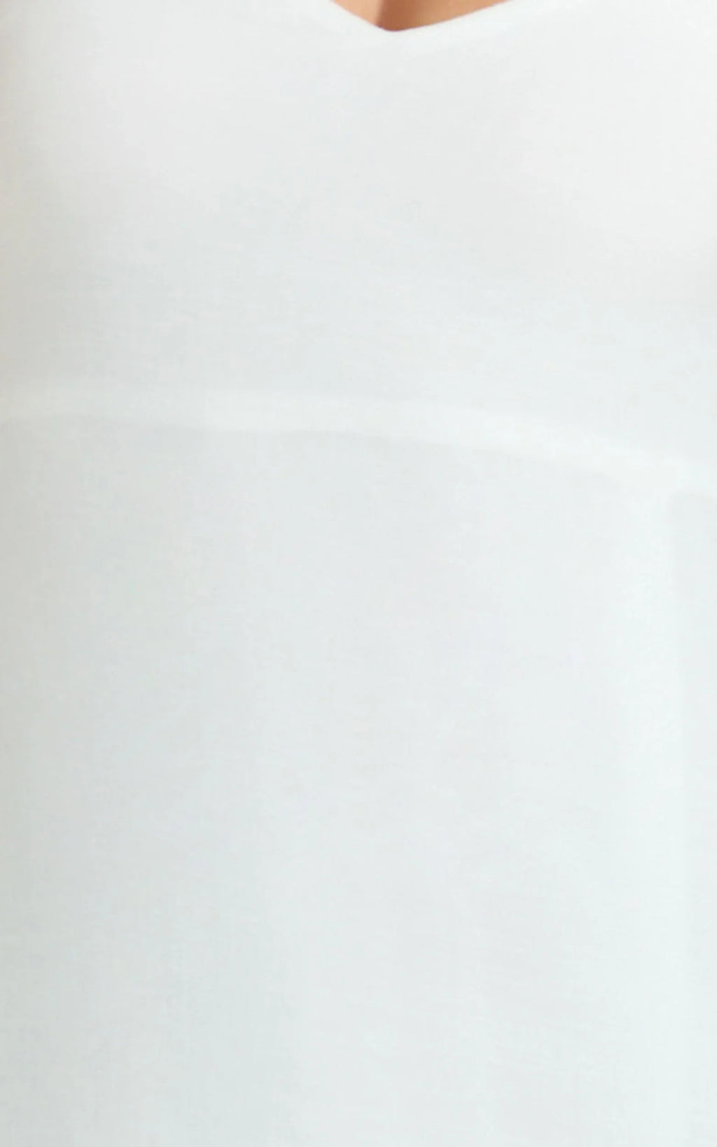 Collins Maxi Dress - V Neck Dropped Waist Gathered Maxi Dress in Off White