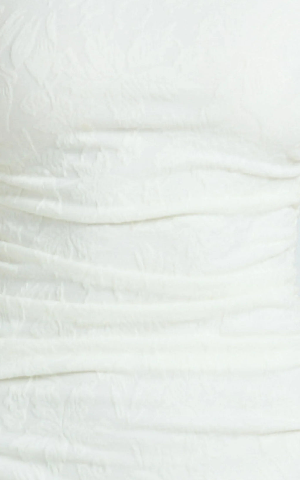 Kayrene Maxi Dress - Short Sleeve Jacquard Dress in Cream