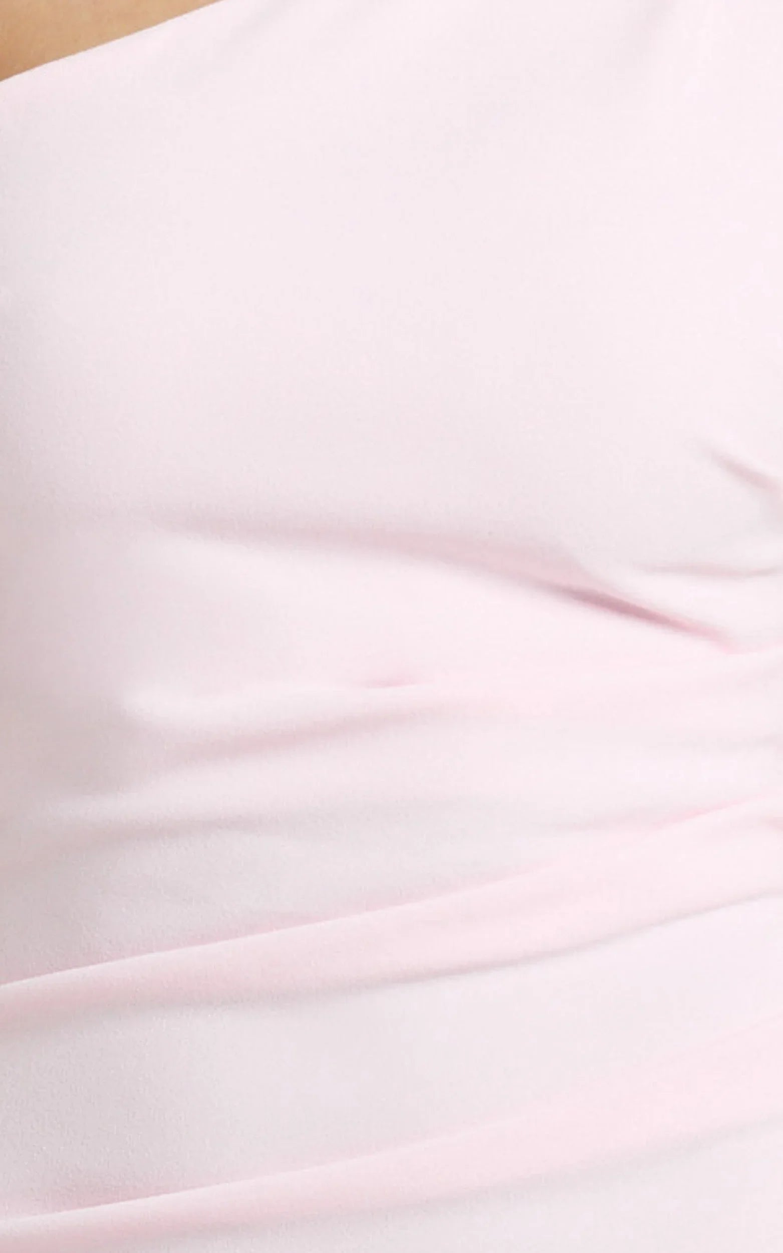 Criselda Maxi Dress - One Shoulder Maxi Dress in Pink