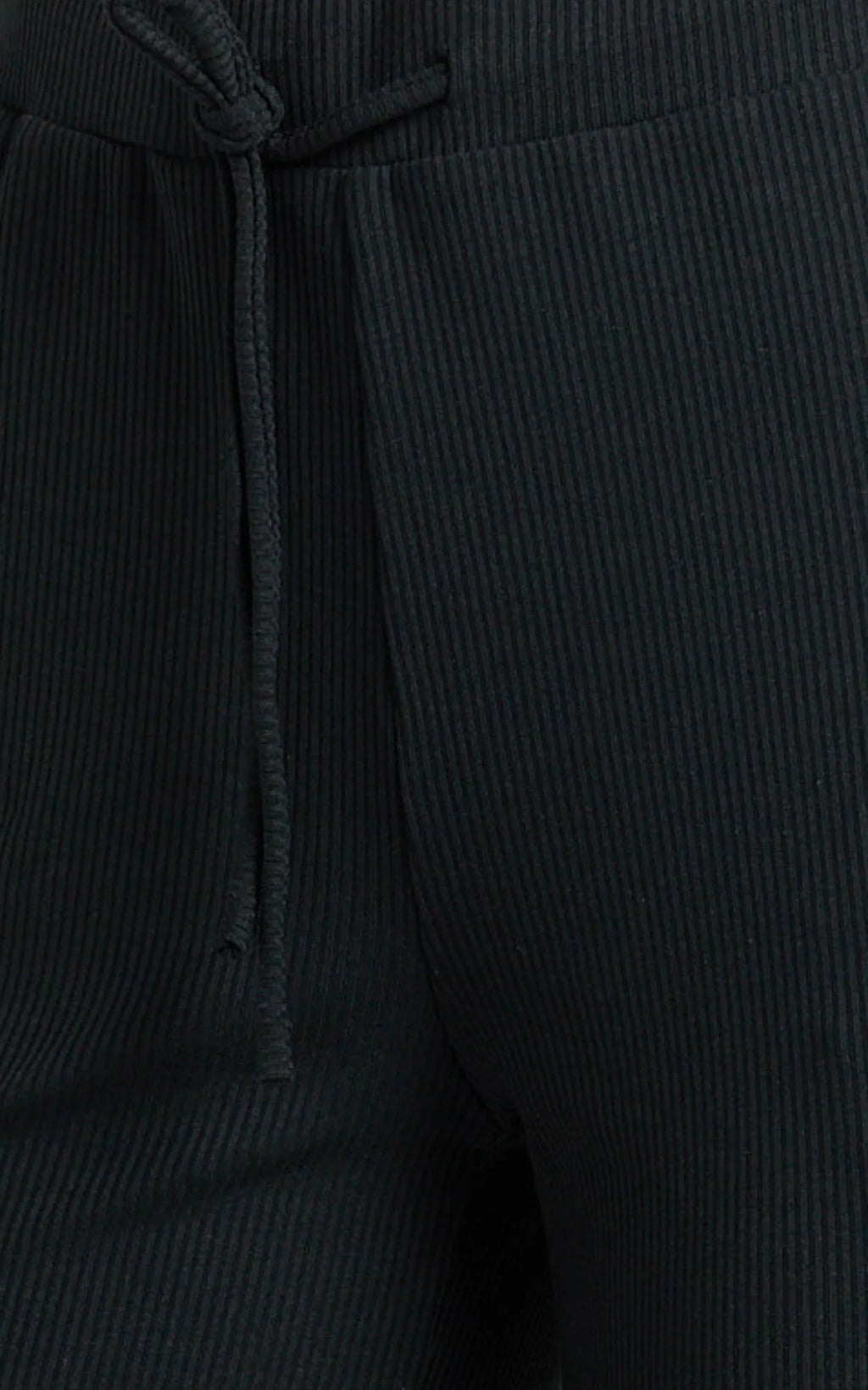 Davie Pants - High Waisted Wide Leg Pants in Black