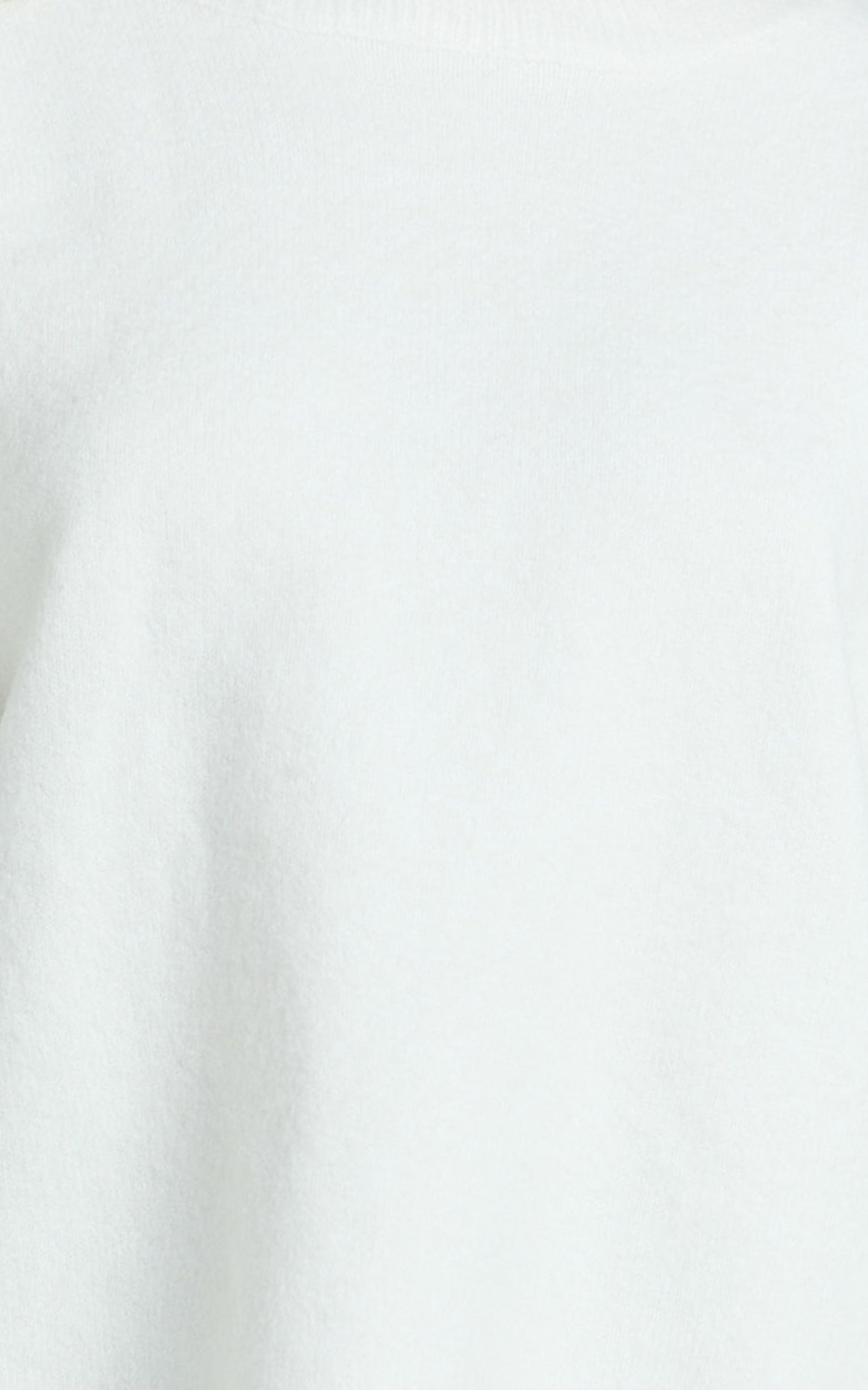Amanda Jumper - Crew Neck Long Sleeve Knit Sweater in Cream