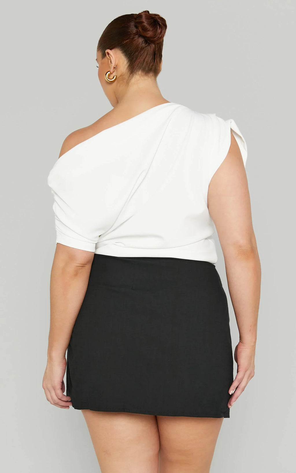 Chevy Mini Skirt - Wrap Skirt in Black