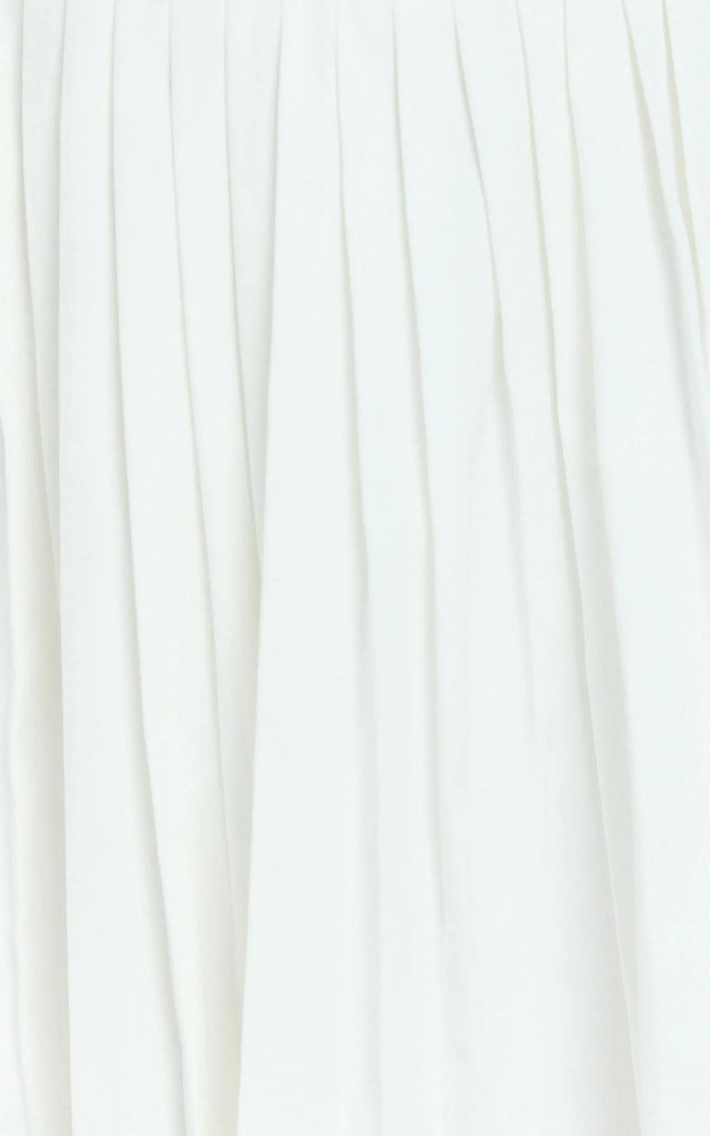 Nicolette Mini Dress - Square Neck Strappy Tie Shoulder Drop Waist Pleated Skirt Dress in Off White