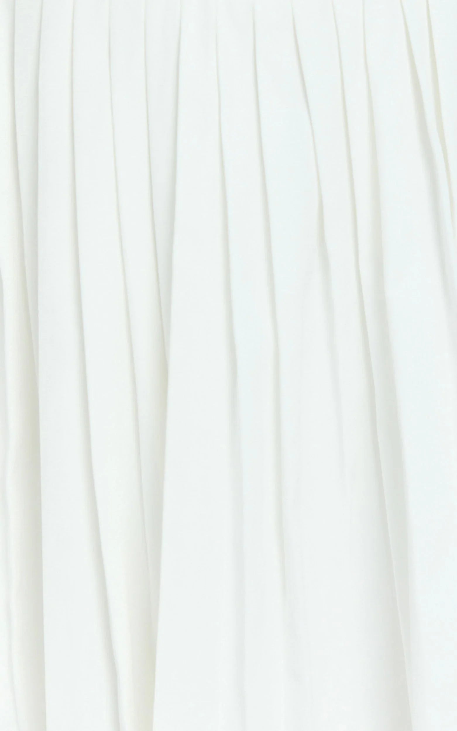 Nicolette Mini Dress - Square Neck Strappy Tie Shoulder Drop Waist Pleated Skirt Dress in Off White