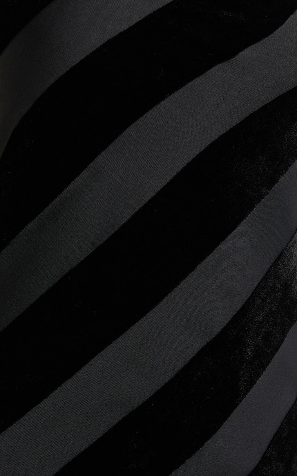 Genevieve Midi Dress - Strapless Stripe Burnout Dress in Black Stripe