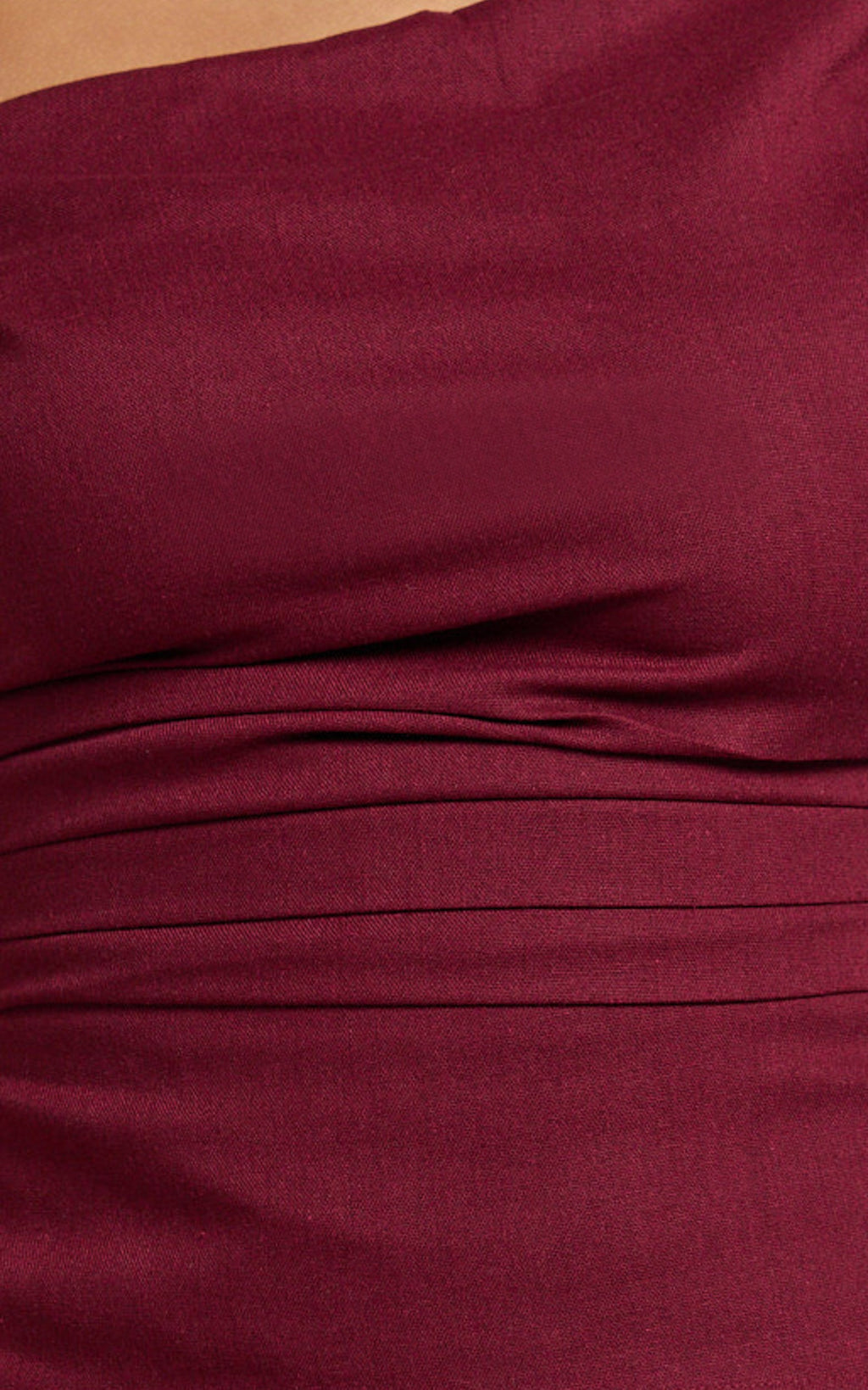 Ivy Top - Linen Off Shoulder Tie Top in Berry