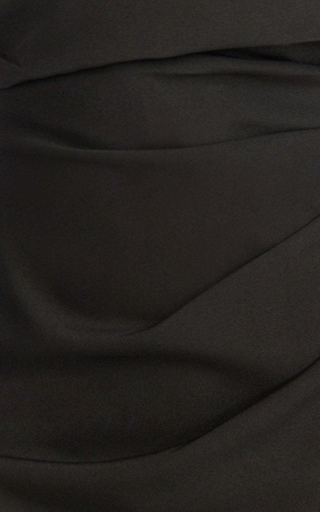 Pearce Maxi Dress - Gathered One Sleeve Bodycon Dress in Black