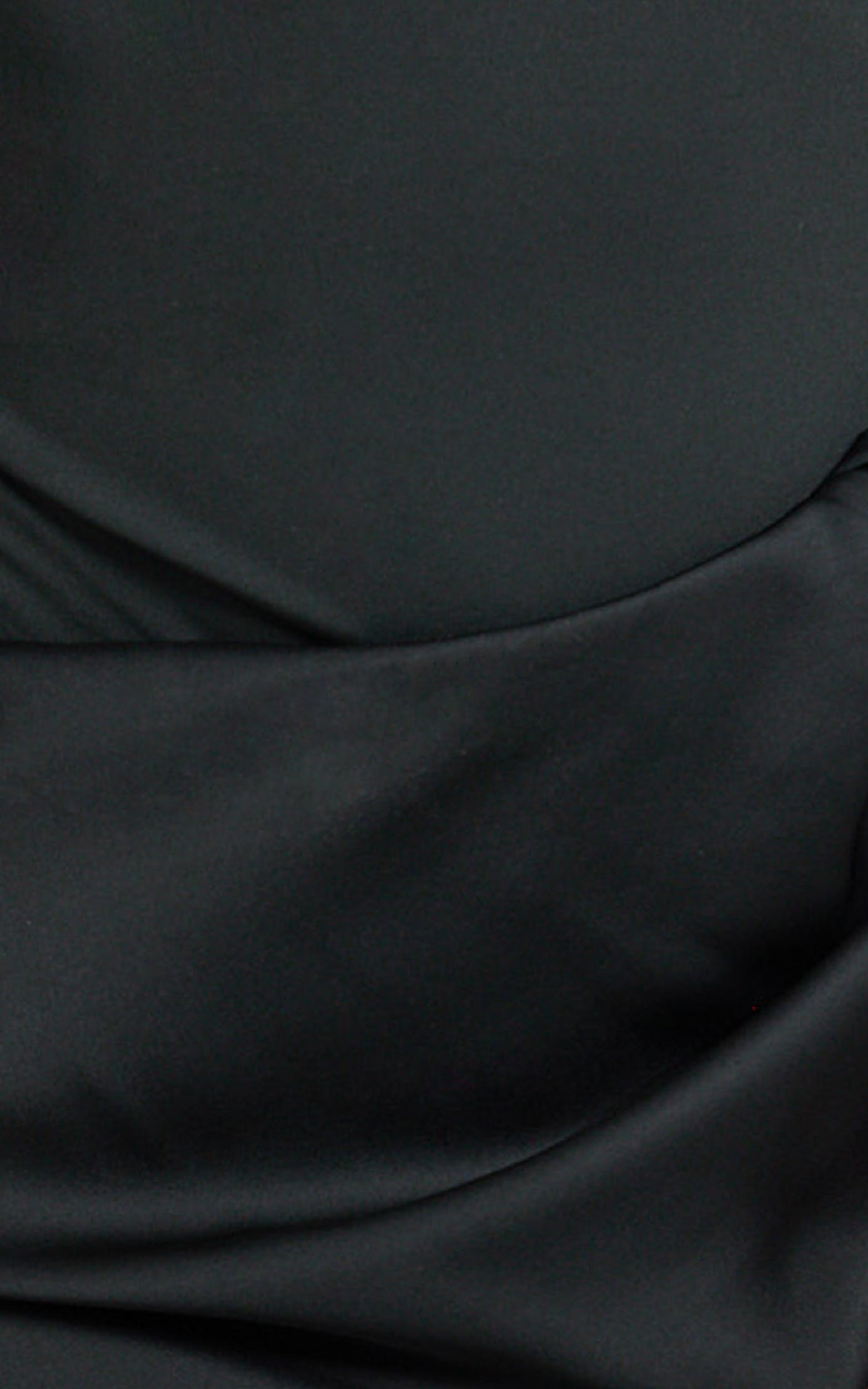 Pepper Maxi Dress - High Neck Bodysuit with Draped Skirt in Black